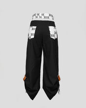 Load image into Gallery viewer, BLACK MONOGRAM TROUSER